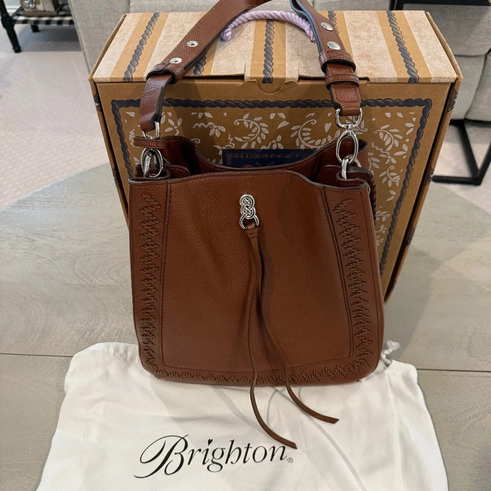 Brighton Brown Hobo Bag - Picture 3 of 10